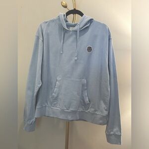 Rip curl light blue 100% cotton hoodie size M